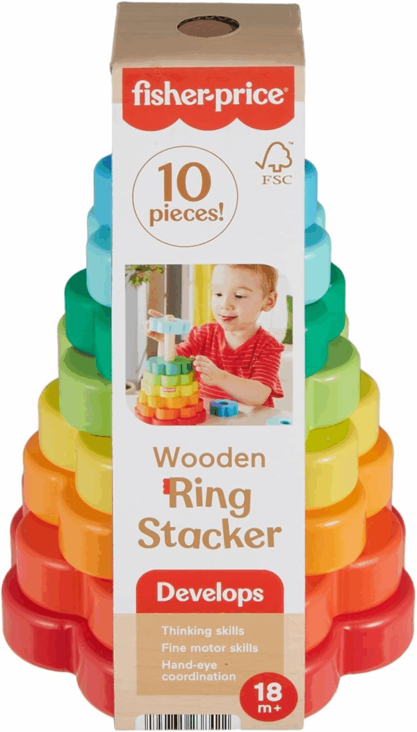 Piramide de Madera Fisher Price Mattel HXT77