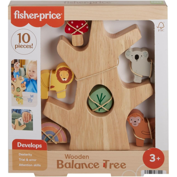 Arbol con Figuritas de madera Fisher Price Mattel HXT87