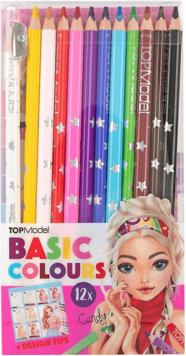 Top Model Set de 12 Lapices de Colores Depesche 12216