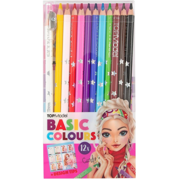Top Model Set de 12 Lapices de Colores Depesche 12216