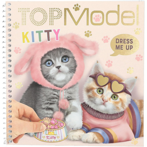 Top Model Libro de Ppegatinas Kitty Depesche 12965