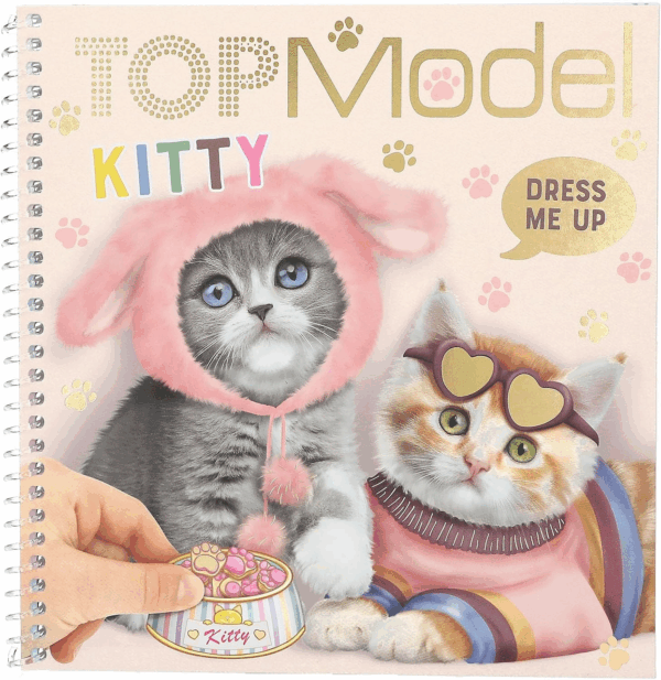 Top Model Libro de Ppegatinas Kitty Depesche 12965