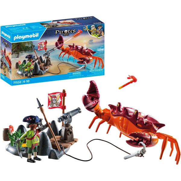 Playmobil Batalla con el Cangrejo Gigante 71532