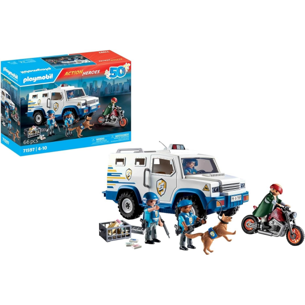 Playmobil Transportador de dinero 71597