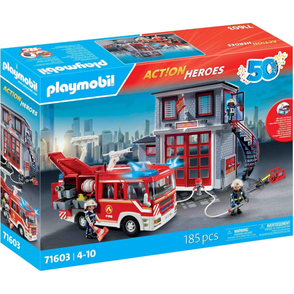 Playmobil Mega Set de Bomberos 71603