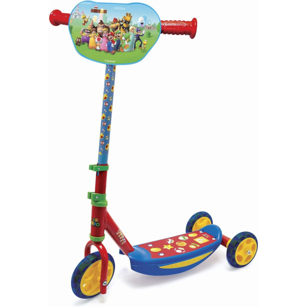 Patinete Super Miario 3 Ruedas Smoby