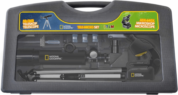 Telescopio y Microscopio National Geografic Bresser