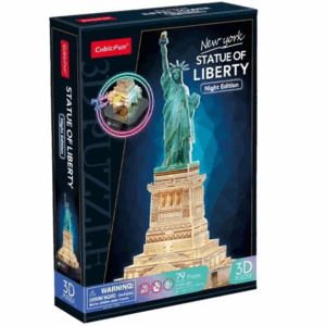 Puzzle 3D Estatua de la Libertad con Led CubicFun