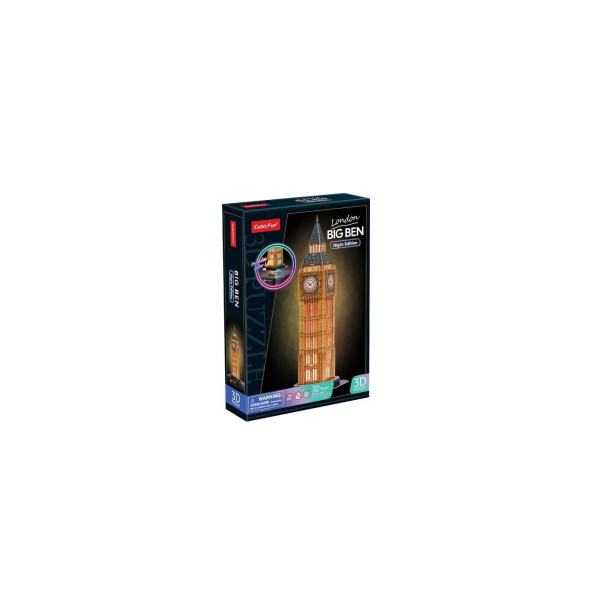 Puzzle 3D Big Ben Londres con Led CubicFun