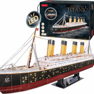 Puzzle 3D Titatic con Led CubicFun