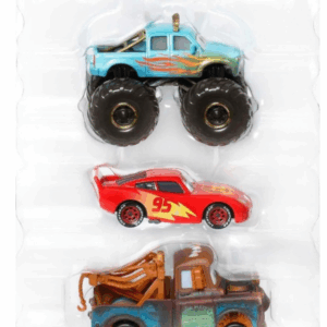 Cars - Paquete de 3 vehiculos Road Trip Rayo McQueen + Road Trip Mater Mattel HPL99