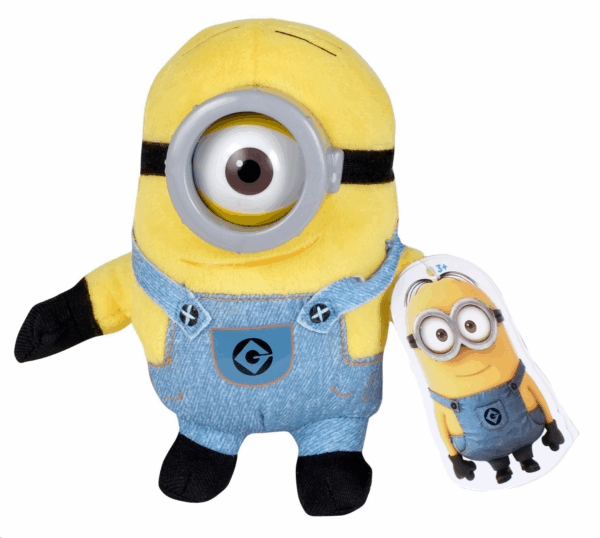 Stuart minions peluche 13 cm 1 ojito mondo