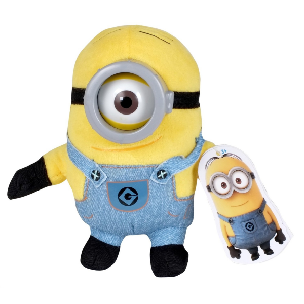 Stuart minions peluche 13 cm 1 ojito mondo