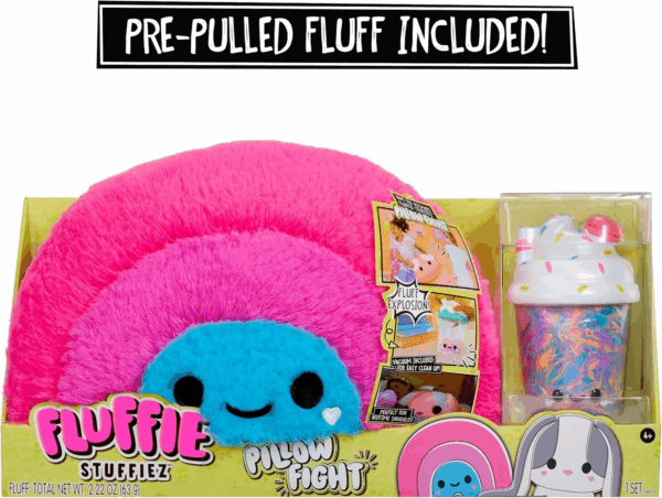 Flufflie Stuffiez Pillow Ficht Arcoiris Almohada de Lucha MGA