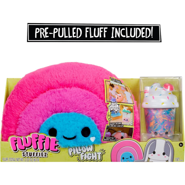 Flufflie Stuffiez Pillow Ficht Arcoiris Almohada de Lucha MGA