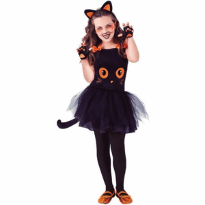 Disfraz Gatita Negra Talla M 5-7 años Rubies