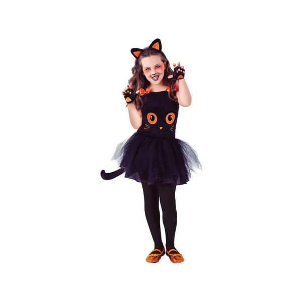 Disfraz Gatita Negra Talla M 5-7 años Rubies