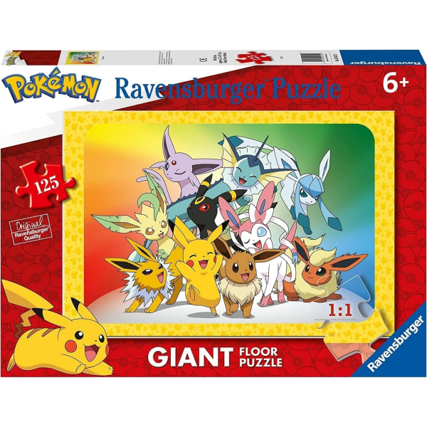 Puzzle Giant Pokemon 125 piezas Ravensburger