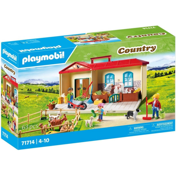 Playmobil Granja Maletin Playmobil Country 71714