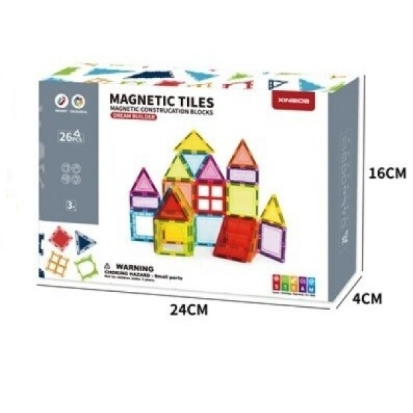 Magnetic Blocks 26 piezas Dimasa