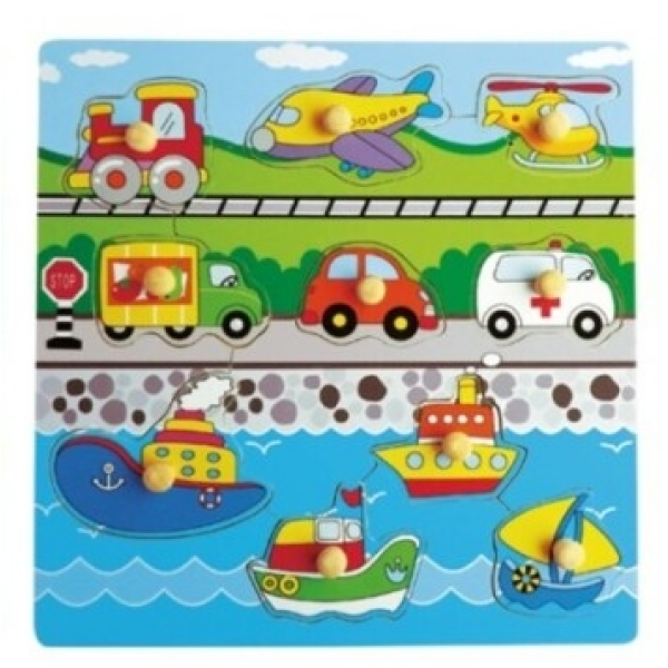 Puzzle Madera Vehiculos 1 Dimasa