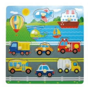 Puzzle Madera vehiculos 2 Dimasa