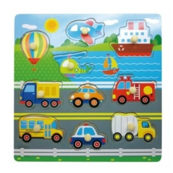 Puzzle Madera vehiculos 2 Dimasa