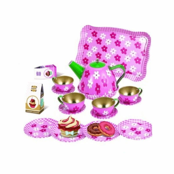 Conjunto Metal 17 piezas con Bandeja Dimasa