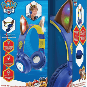 Paw Patrol Auriculares Bluetooth con Luces Lexibook