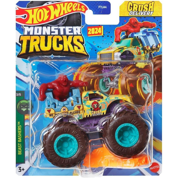 Hot Wheels Monster Trucks Crush Delivery Mattel HTM25