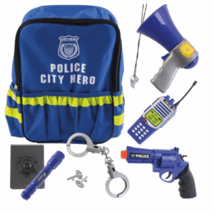 Mochila de Policia con 7 Accesorios Tachan
