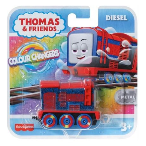 Thomas& Friends locomotora colour changers Diesel metalica HTN51 Mattel