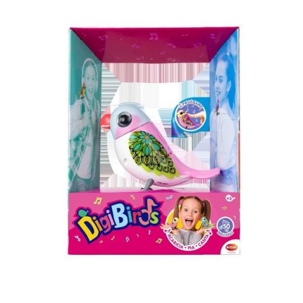 Digi Birds Blanco y Rosa 2