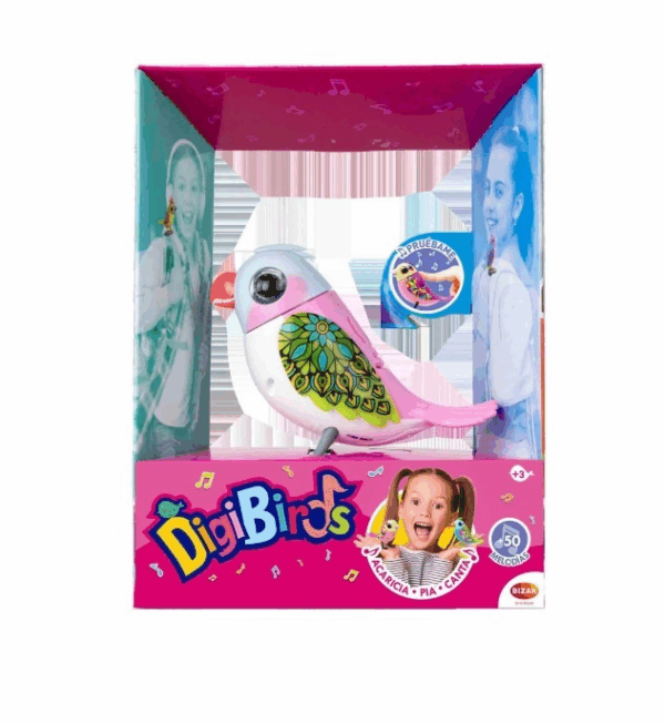 Digi Birds Blanco y Rosa 2