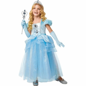 Disfraz Princesa Azul Talla L 7-8 años Rubies