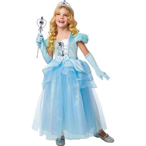 Disfraz Princesa Azul Talla L 7-8 años Rubies