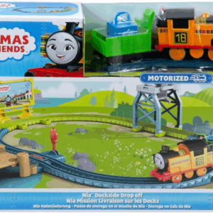 Thomas Punto de entrega den el Muelle de Nia Mattel HGY81