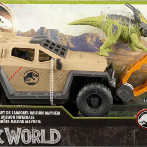 Jurassic World Set de Camiones Mission Mayhen Mattel HRX52
