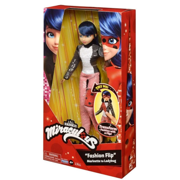 Miraculous Fashion Flip Marinette to Ladybug