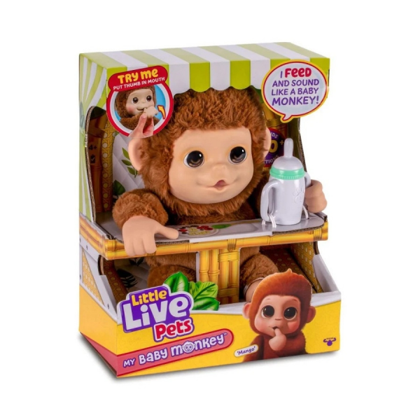 Little LIve Pets My Baby Monkey Mango Famosa