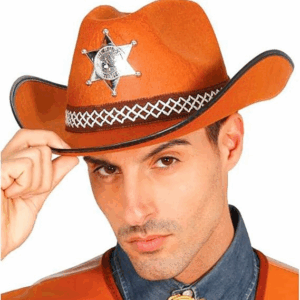 Sombrero Sherifh Fieltro Marron
