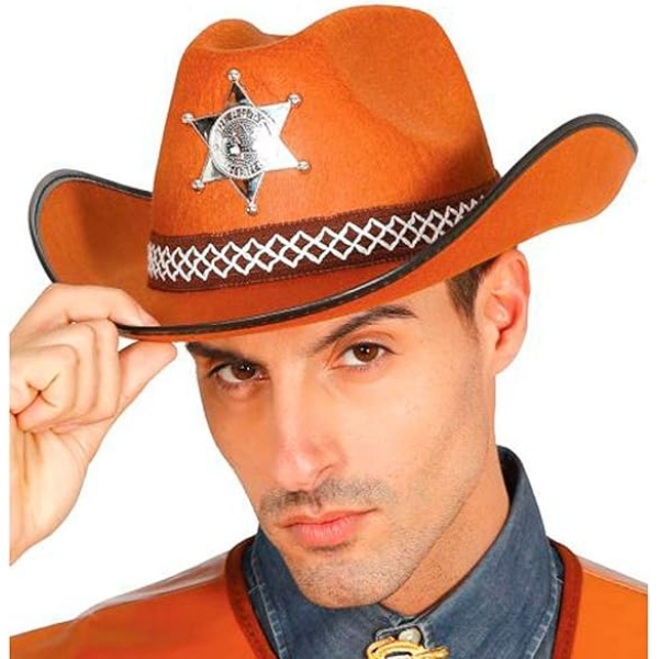 Sombrero Sherifh Fieltro Marron