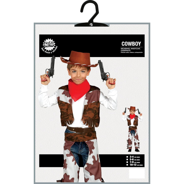 Disfraz Cowboy Infantil 10-12 años Guirca