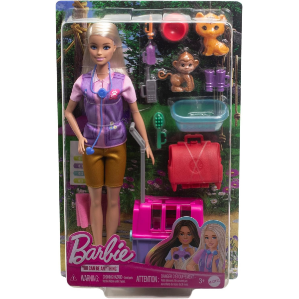 Barbie Rescatadora y Cuidadora de Animales Mattel HRG50