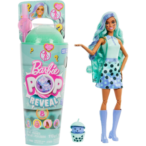 Barbie Pop Reveal Verde Te de Burbujas Mattel HTJ21