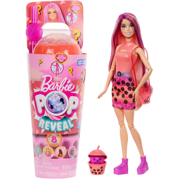 Barbie Pop Reveal Rosa Te de Burbujas Mattel HTJ22