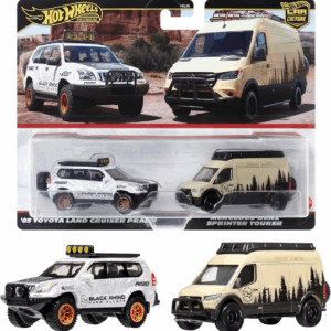 Hot Wheels Car Culture 05Toyota Land Cruiser Prado Mercedes Benz Sprinter Tourer Mattel HRR76