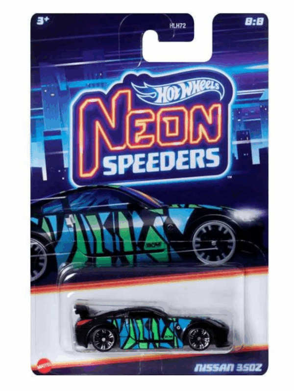 Hot Wheels Neon Speeders Nissan 350Z 8/8 Mattel HRW74