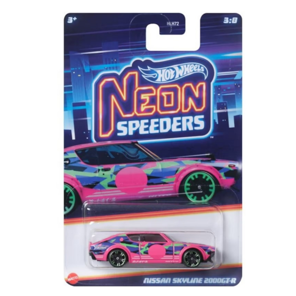 Hot Wheels Neon Speeders Nissan Skyline 200GT-R 3/8 Mattel HRW69