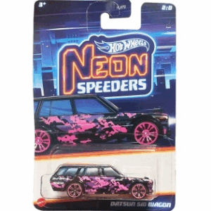 Hot Wheels Neon Speeders Datsun S10 Wagon 2/8 Mattel HRW68